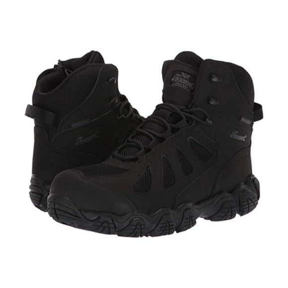 Thorogood Unisex Hiker Boot Composite Hiker Boots, Black/Gray Men's Sz.4 Wm's.6 - Picture 1 of 4